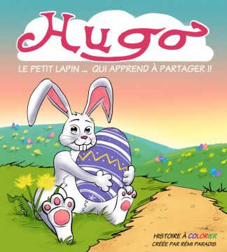 Hugo le petit lapin... qui apprend à partager!!